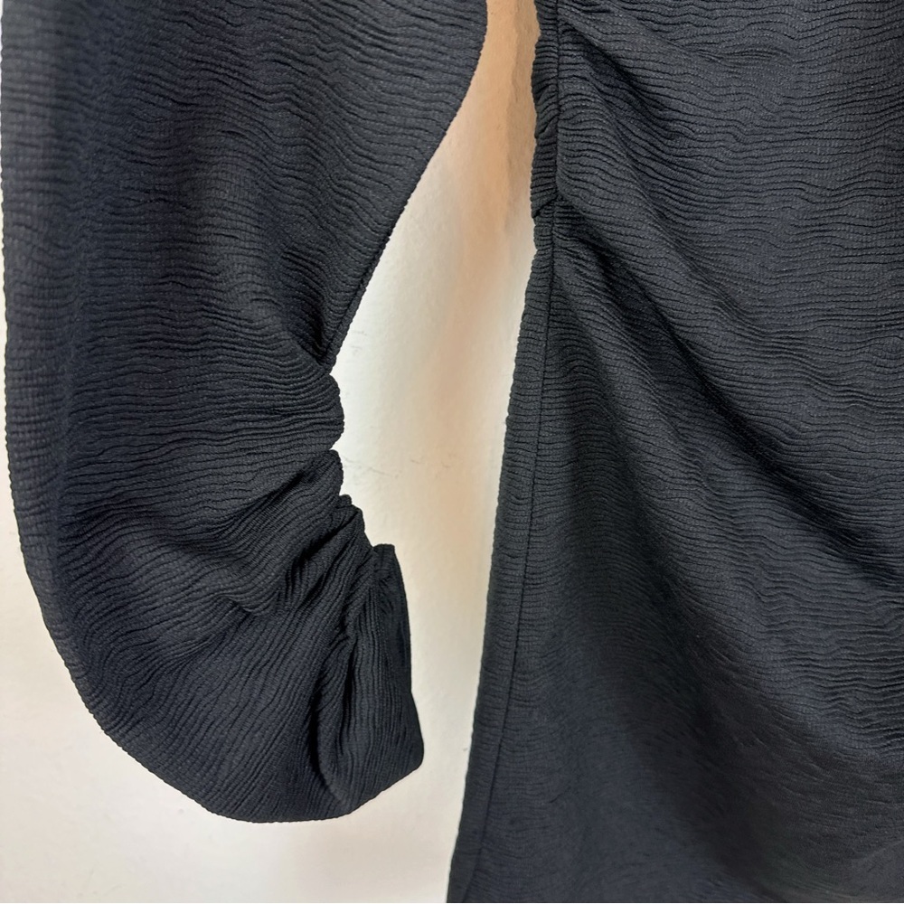 En Saison NWT Ada Ruched Mini Dress in Black Size Small - Picture 5 of 10